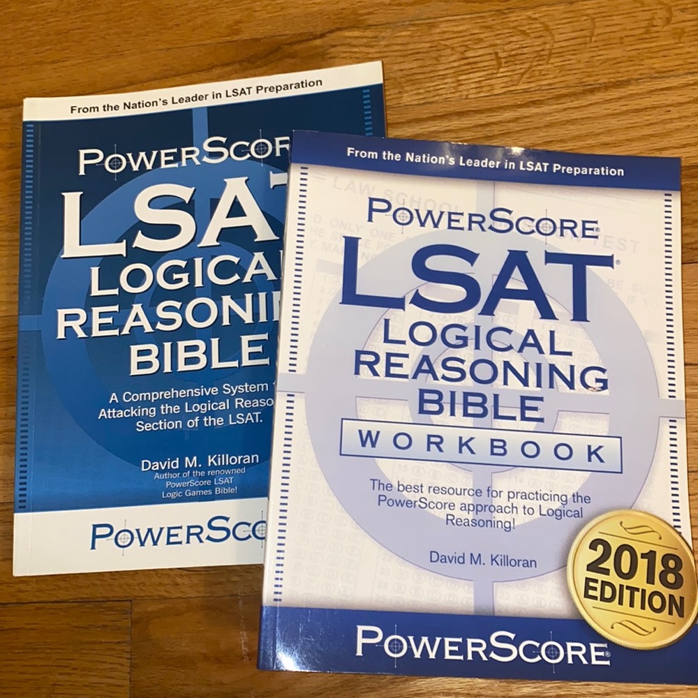 Powerscore LSAT Logical Reasoning Bible and Workbook set